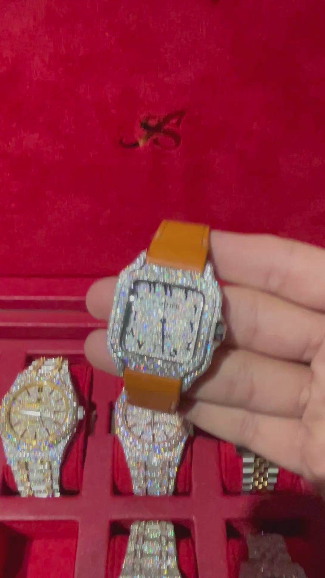 VVS CUSTOM WATCH 41MM (Highest Moissanite Quality)